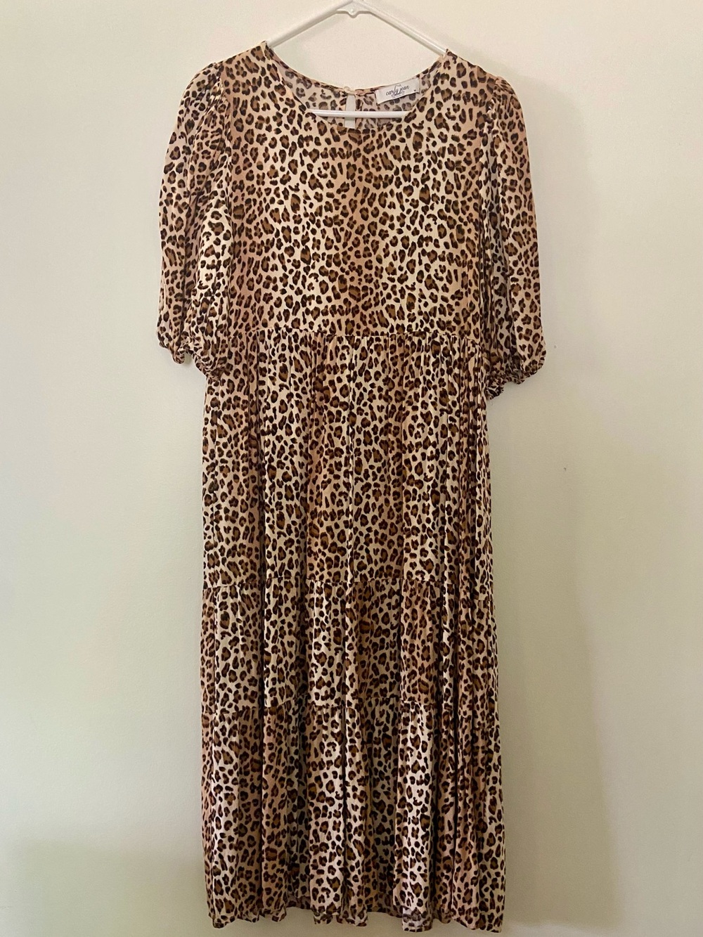 Carly Jean Los Angeles Leopard Print Midi Dress